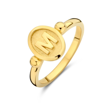 Minioro 14krt gouden Ring Olivia 1 J - 621061