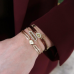 Minioro 14krt gouden Armband Satin Olivia 1 D - 621062
