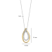 Ti Sento Collier Verguld 34121ZY - 621107