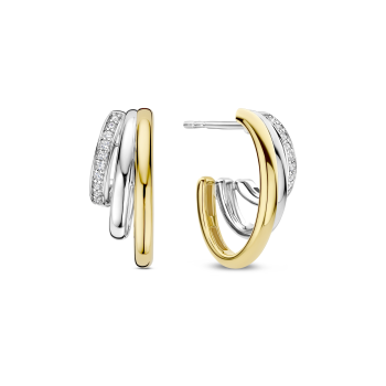 Ti Sento Oorbellen Verguld 78068ZY - 621109