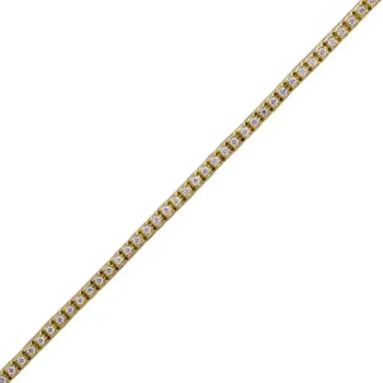 18krt gouden tennisarmband met diamant 67-1.00crt G SI - 621148