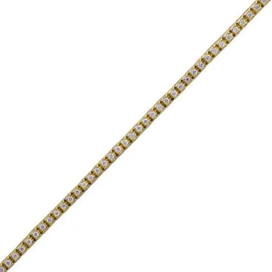 18krt gouden tennisarmband met diamant 67-1.00crt G SI - 621148