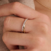 Blush Lab Grown Ring Cross Over 15-0.25crt LG1053B - 621180