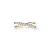 Blush Lab Grown Ring Cross Over 12-0.31crt G SI - 621181