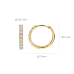 Blush Lab Grown Creolen 16-0.74crt G SI - 621183