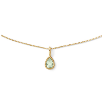Jackie 14krt gouden collier Amstel Green Amethist JKN26.618 - 621215