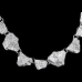 Sanjoya zilveren collier steenvormig gediamanteerd 42-45cm - 621250 Sanjoya zilveren collier steenvormig gediamanteerd 42-45cm - 621250