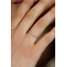 ZINZI goldplated zilveren aanschuifring met een subtiele rij sprankelende zirkonia's ZIR2794Y - 621290