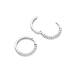 Ti Sento oorbellen 78077 ZI Tennis Large Hoops 21,5mm - 621291