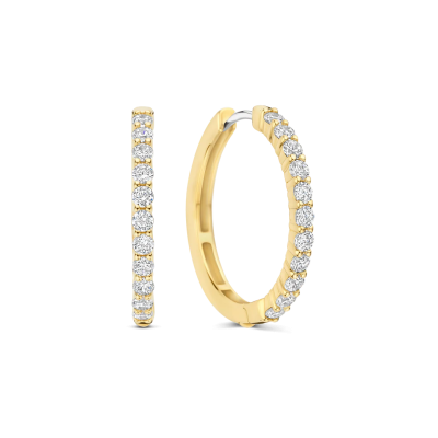 Ti Sento oorbellen 78077ZY Tennis Large Hoops 21,5mm - 621292 Ti Sento oorbellen 78077ZY Tennis Large Hoops 21,5mm - 621292