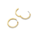 Ti Sento oorbellen 78077ZY Tennis Large Hoops 21,5mm - 621292
