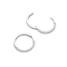Ti Sento oorbellen 78078ZI Tennis Oversized Hoops 25,5mm - 621293
