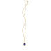 Blush Lab Grown Collier met Lab grown Diamant 0.13crt G SI en Lab Grown Saffier 0.50 - 621309