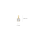 Blush Lab Grown Hanger 1-0.20crt G SI - 621310