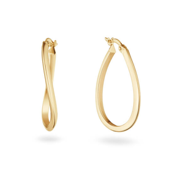 Jackie 14krt gouden oorbellen Tamoboti Hoops JKE26.667 - 621366