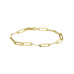 14krt gouden CFE armband platte buis 19cm 5,0 mm - 618812