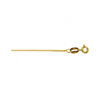 14krt gouden collier venetiaans 0,8 mm 41-43-45 cm - 620777