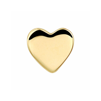 14krt gouden hanger hart - 619198