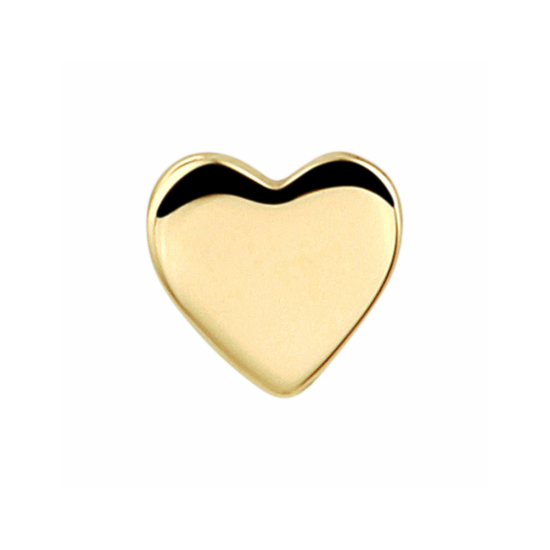 14krt gouden hanger hart - 619198