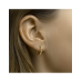 14krt gouden creolen met diamant 6-0.06crt H SI - 621381 14krt gouden creolen met diamant 6-0.06crt H SI - 621381