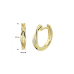 14krt gouden creolen met diamant 6-0.06crt H SI - 621381 14krt gouden creolen met diamant 6-0.06crt H SI - 621381