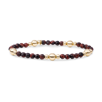 Sparkling Jewels Bracelet Tiger Eye Bold Mix-Gold Plated BLK01G-G15 - 621467 Sparkling Jewels Bracelet Tiger Eye Bold Mix-Gold Plated BLK01G-G15 - 621467