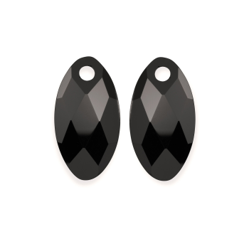 Sparkling Jewels Earstones Leaf Onyx EAGEM07-FCLF-S - 621480 Sparkling Jewels Earstones Leaf Onyx EAGEM07-FCLF-S - 621480
