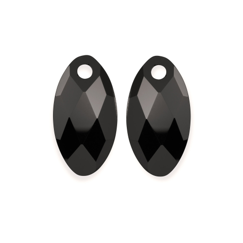 Sparkling Jewels Earstones Leaf Onyx EAGEM07-FCLF-S - 621480