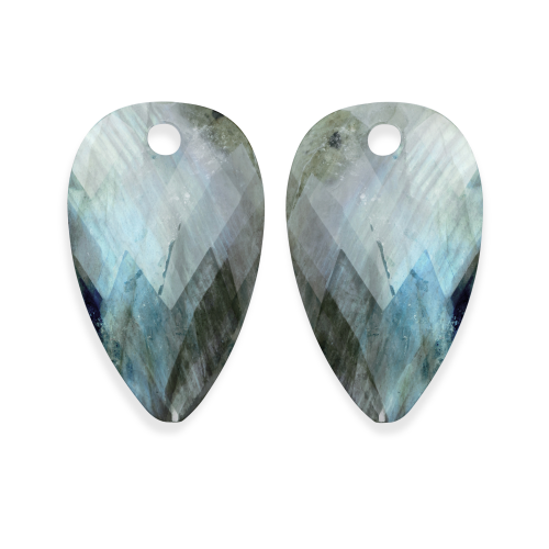 Sparkling Jewels Earstones Blossem Labradorite EAGEM18-BS - 621483