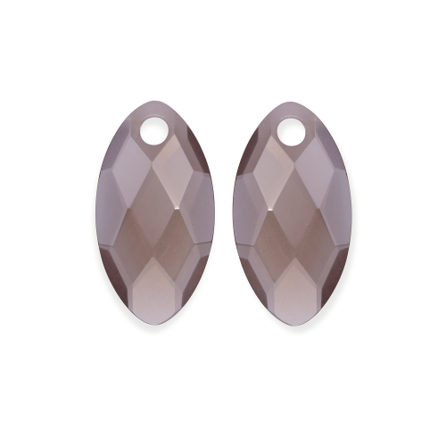 Sparkling Jewels Earstones Leaf Smoky Quarts Small EAGEM23-FCLF-S - 621487