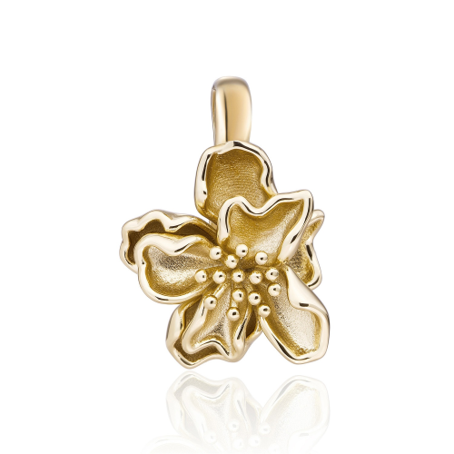 Sparkling Jewels Pendant Botanic Clip Gold Plated PENG30 - 621494