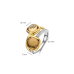 Ti Sento Ring Verguld 12412CY - 621536