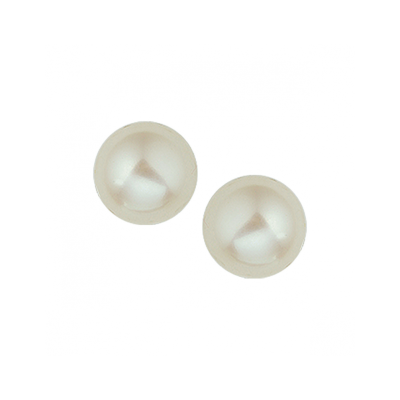 Zilveren zoetwater parel oorstekers 9.3mm - 621185