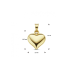 14krt gouden hart hanger 16x11mm - 619932