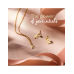 14krt gouden letterbedel V - 621299 14krt gouden letterbedel V - 621299