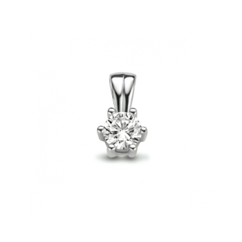 Zilveren hanger met zirkonia 5.2 mm - 620435