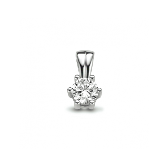 Zilveren hanger met zirkonia 5.2 mm - 620435 Zilveren hanger met zirkonia 5.2 mm - 620435