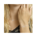 Zilveren armband kruis 17 + 3 cm - 619353