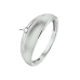 Zilveren ring zirkonia poli/mat - 618809