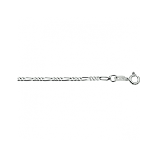 Zilveren figaro collier 45cm 2.3mm - 619919