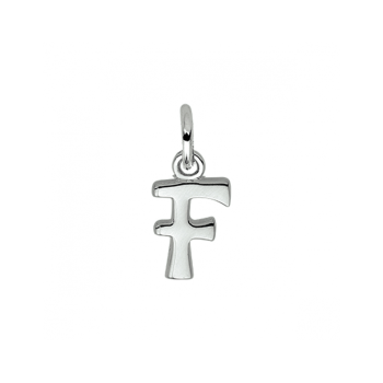 Zilveren hanger letter F - 620506 Zilveren hanger letter F - 620506