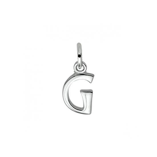 Zilveren hanger letter G - 620507 Zilveren hanger letter G - 620507