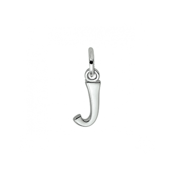 Zilveren hanger letter J - 620508 Zilveren hanger letter J - 620508