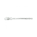 Zilveren anker collier gediamanteerd 45cm 2.2mm - 619922