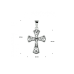 ZIlveren hanger oxi kruis - 621261