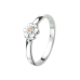 ZIlveren ring bloem roze zirkonia - 621021 ZIlveren ring bloem roze zirkonia - 621021
