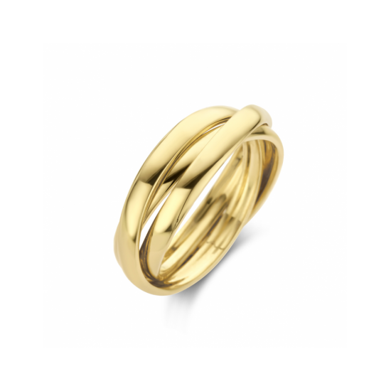 14krt gouden ring cartier-model 3-in 1 (S417) - 619047