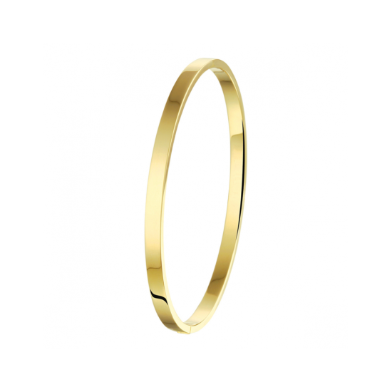 ZilGold slavenarmband scharnier massief vlakke buis 68x4mm - 620947 ZilGold slavenarmband scharnier massief vlakke buis 68x4mm - 620947