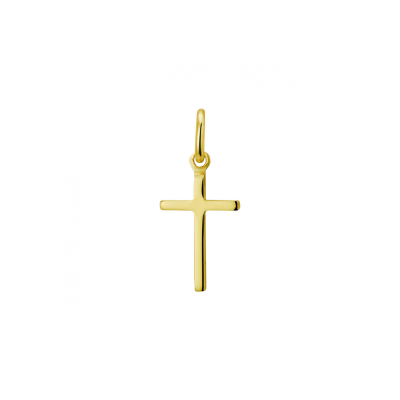 ZIlveren hanger kruis 3 micron verguld - 620474