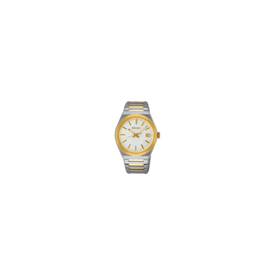 Seiko staal bicolor datum 100mtr SUR558P1 - 620230